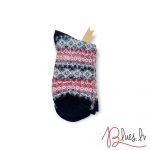 Kašmira norkas vilnas sieviešu zeķes (melnas)