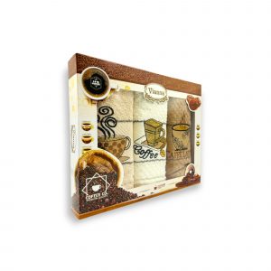 Virtuves dvielīšu dāvanu komplekts I love Coffe VIANNA HOME COLLECTION by Turkey - Image 2