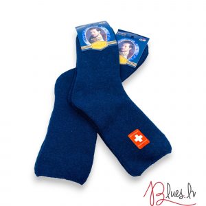 Angoras vilnas Ikdienas siltas vīriešu zeķes (tumši zilas) - Image 2