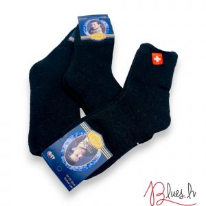 Angoras vilnas Ikdienas siltas vīriešu zeķes (melnas) - Image 2