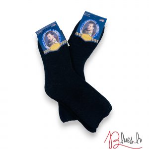 Angoras vilnas Ikdienas siltas vīriešu zeķes (melnas)