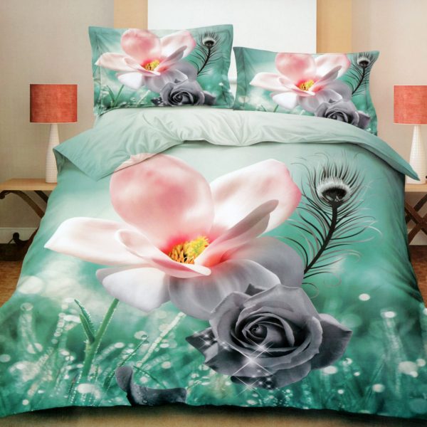 200×200 Gultas veļas komplekts by Milano ar palagu/ 100% kokvilna satīns