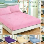 180×200 Palags ar gumiju by Fashion Home/ 100% kokvilna satīns (rozs)