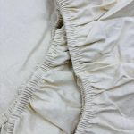 160×200 Palags ar gumiju / 100% kokvilna / bēšs