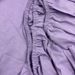 160×200 Palags ar gumiju / 100% kokvilna / violets