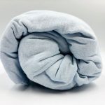 140×200 Trikotāžas palags ar gumiju Jersey 100% KOKVILNA (Gaiši zils)