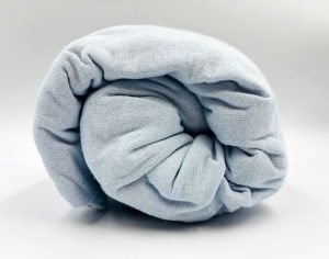 140×200 Trikotāžas palags ar gumiju Jersey 100% KOKVILNA (Gaiši zils)