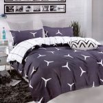 160×200 Segas pārvalks Luna Home – 100% kokvilnas satīns ar rāvējslēdzēju