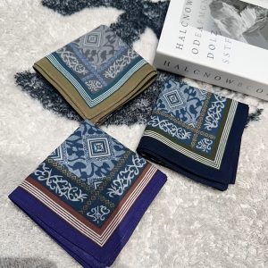 Eleganti vīriešu kabatlakatiņi 43×43 cm (iep.) 3 gb. - Image 3