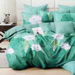 140×200 Gultas veļas komplekts by Milano ar palagu/ 100% KOKVILNA SATĪNS