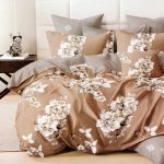 200x220 Gultas veļas komplekts by Milano ar palagu/ 100% kokvilna satīns