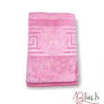 Luks klases vannas dvielis Versece Rose 70×140 cm (liela izmēra)