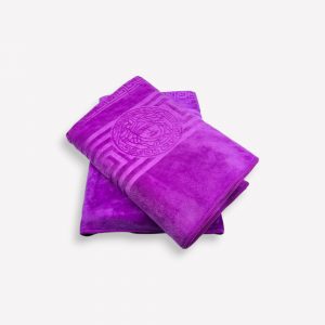 Luks klases vannas dvielis Versece Violet 70×140 cm (liela izmēra) - Image 3