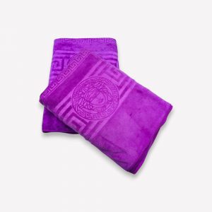 Luks klases vannas dvielis Versece Violet 70×140 cm (liela izmēra)