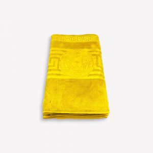 Luks klases vannas dvielis Versece Yelow 70×140 cm (liela izmēra) - Image 2