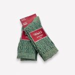 ANGORA Wool Fashion Thermo Ikdienas siltas sieviešu zeķes no angoras vilnas (gaiši zaļas)