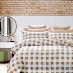 160×200 Gultas veļas komplekts LUNA HOME ar palagu/ 100% Kokvilna satīns