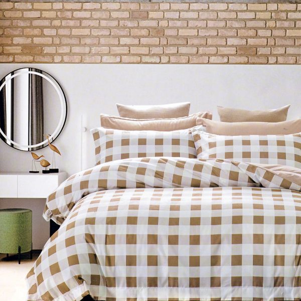 160×200 Gultas veļas komplekts LUNA HOME ar palagu/ 100% Kokvilna satīns
