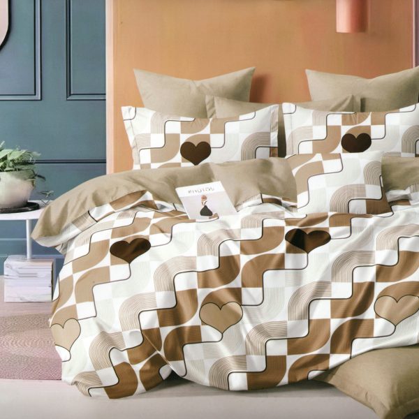 200×220 Gultas veļas komplekts by Luna Home ar palagu/ 100% kokvilna satīns