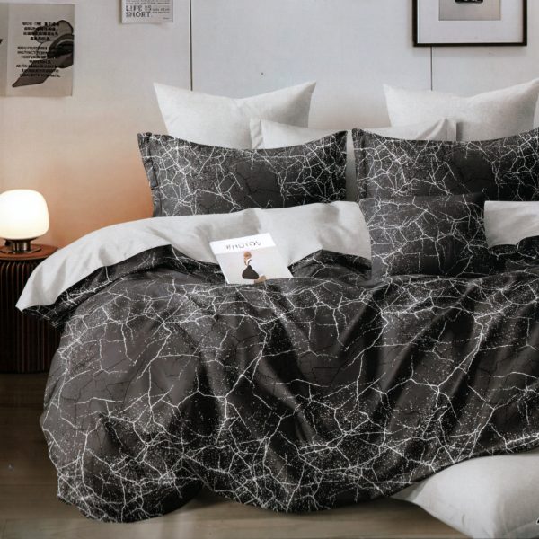 160×200 Gultas veļas komplekts by LUNA HOME ar palagu/ 100% kokvilna satīns
