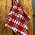 Virtuves dvielis WAFEL Red