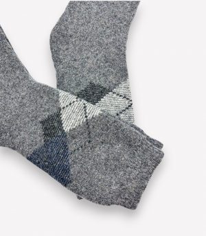 ANGORA Thermo Ikdienas siltas vīriešu zeķes no angoras vilnas (tumši pelēkas) - Image 2