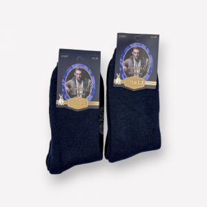 ANGORA Thermo Ikdienas siltas vīriešu zeķes no angoras vilnas (tumši zilas) - Image 2