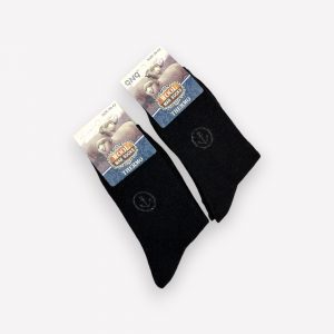 ANGORA Thermo siltas vīriešu zeķes no angoras vilnas (melnas) - Image 2