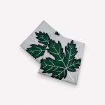 Spilvendrāna 65×65 ar lapam / 100% kokvilna satīns