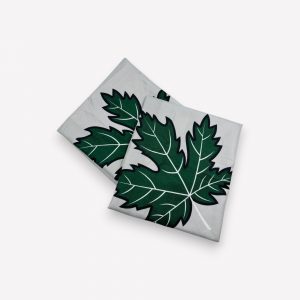 Spilvendrāna 65×65 ar lapam / 100% kokvilna satīns