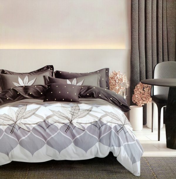 160×200 Gultas veļas komplekts by LUNA HOME / 100% kokvilna satīns (3.daļas) - Image 1