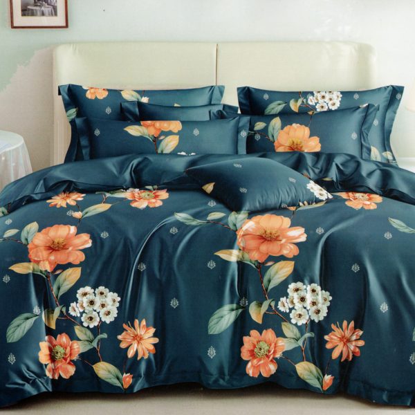 140×200 Gultas veļas komplekts by Milano ar palagu/ 100% KOKVILNA SATĪNS