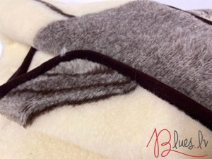 100% Aitas vilnas pleds no Eluna ar ziedu 160×200 cm - Image 10