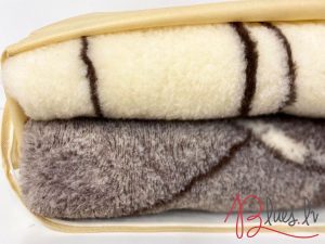 100% Aitas vilnas pleds no Eluna ar ziedu 160×200 cm - Image 8