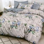 200x220 Gultas veļas komplekts by Milano ar palagu/ 100% kokvilna satīns