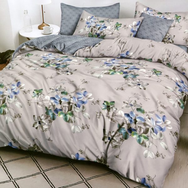 200x220 Gultas veļas komplekts by Milano ar palagu/ 100% kokvilna satīns