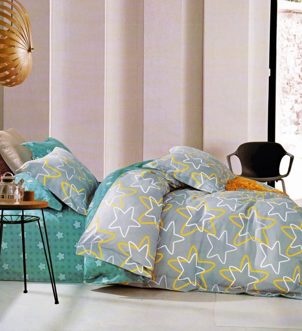 200×220 Gultas veļas komplekts by Luna Home / 100% kokvilna satīns (3.daļas) - Image 1