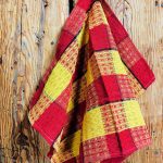 Virtuves dvielis WAFEL Red Orange