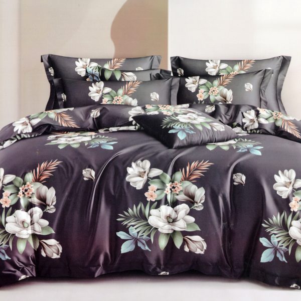 140×200 Gultas veļas komplekts by Milano ar palagu/ 100% KOKVILNA SATĪNS