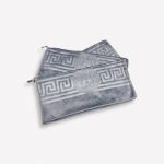 Roku dvielis Versace 35×50 cm Light Grey (gaiši pelēks)