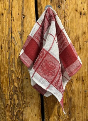 Virtuves dvielis WAFEL Sarkana kafija