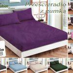 140×200 Palags ar gumiju by Fashion Home Textiles (Violets)