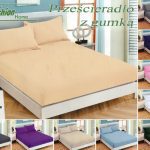 200×220 Palags ar gumiju by Fashion Home / 100% KOKVILNA SATĪNS (Gaiši bēšs)