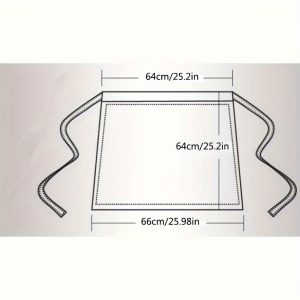 Vīriešu priekšauts ar kabatu Bordo - Image 2