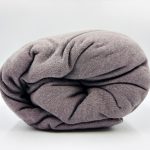 200×220 Trikotāžas palags ar gumiju Jersey / 100% kokvilna (Pelēks ar violetu toni)