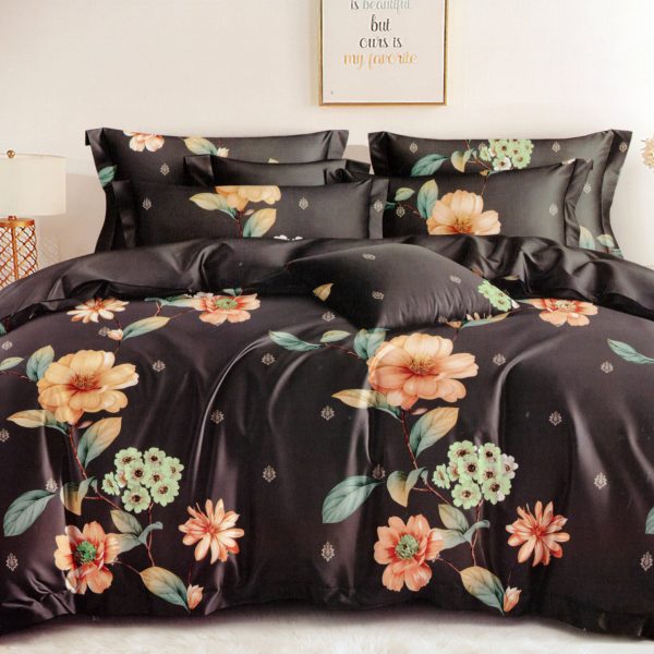 200×200 Gultas veļas komplekts by Milano ar palagu/ 100% kokvilna satīns