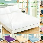 140×200 Palags ar gumiju by Fashion Home Textiles (Balts)