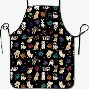 Priekšauts "Es mīlu suņus" 73×95 cm