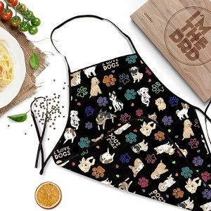 Priekšauts "Es mīlu suņus" 73×95 cm - Image 2