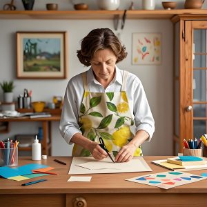 Priekšauts "Citrons" 55×68 cm - Image 6